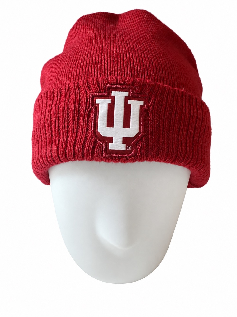 Adidas Indiana Hoosiers IU Team Issued Cuffed Knit Beanie Red One Size NCAA warm